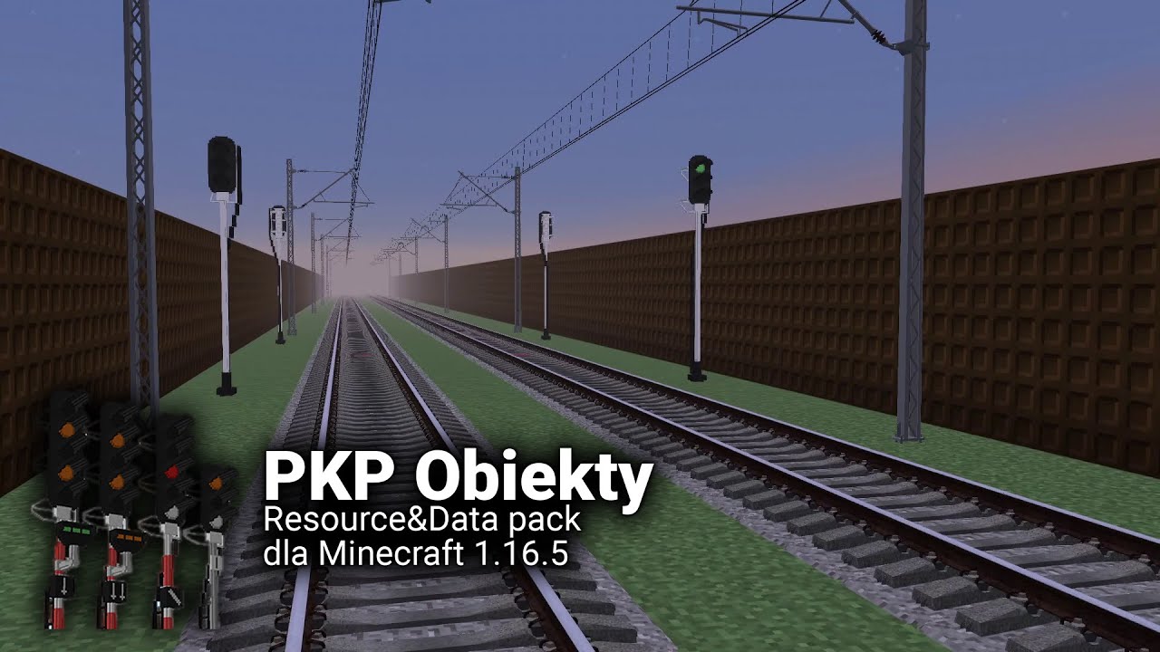 PKP Obiekty | Działające semafory i wskaźniki w Minecraft