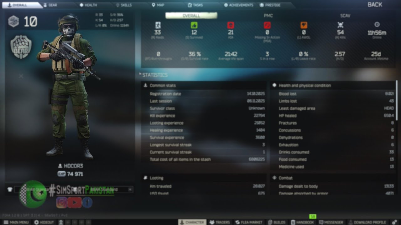💀 SPT Tarkov 3.11.4 | Realism Mod + SAIN AI | [ Day 9] Zero to Hero Run