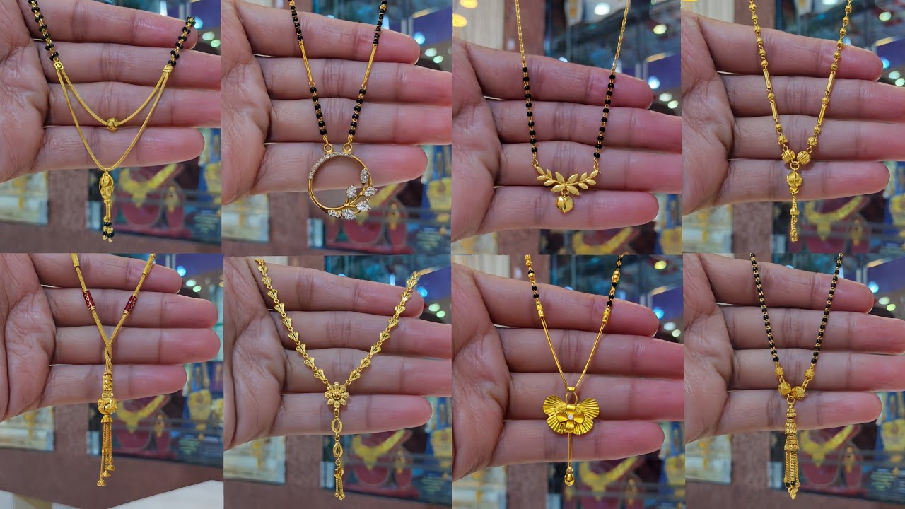 Gold black pearl chain necklace Mangalsutra design || letest design 2026 || Daily use mangalsutra 
