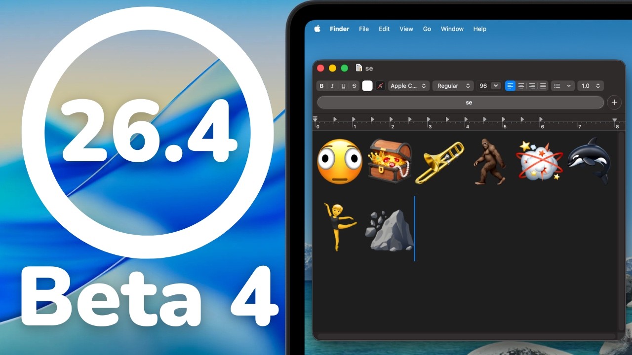 macOS Tahoe 26.4 Beta 4 - What's New?