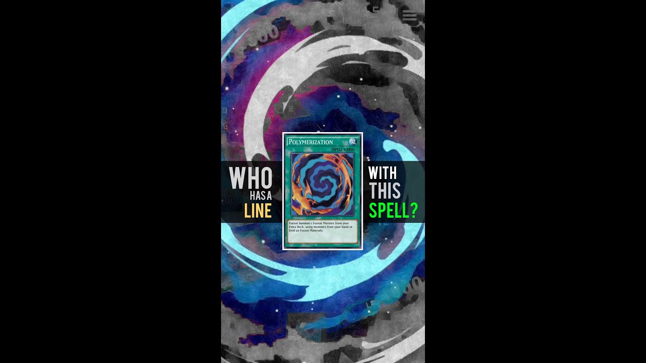 Yugioh Duel Links - WHO has a LINE with Polymerization in Duel Links?