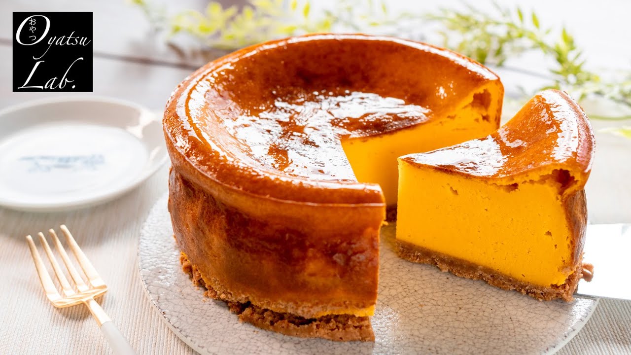 Тыква запеченная Чизкейк /  Pumpkin Baked Cheesecakee   | Oyatsu Lab.