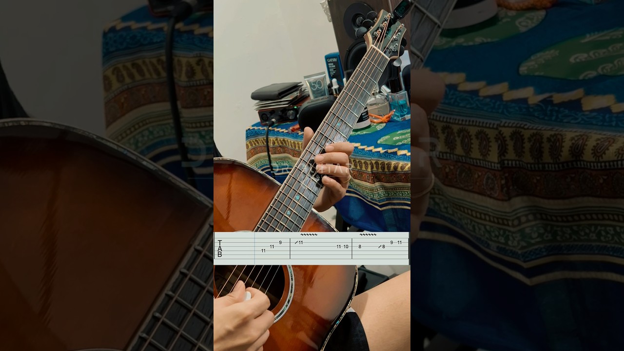 Rindu Serindu Rindunya (Intro Gitar TAB) Spoon #spoon #rinduserindurindunya