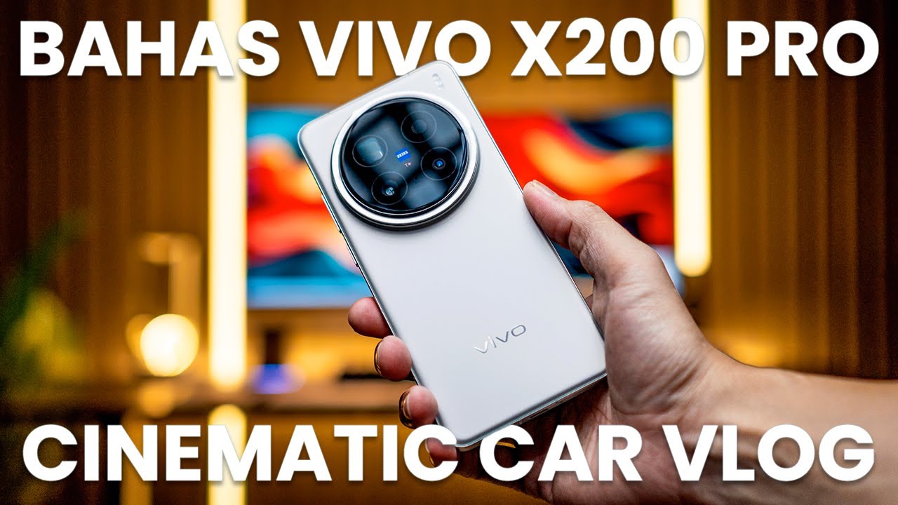 VIVO X200 Pro Cinematic Car Vlog -  Kamera iPhone udah kalah?