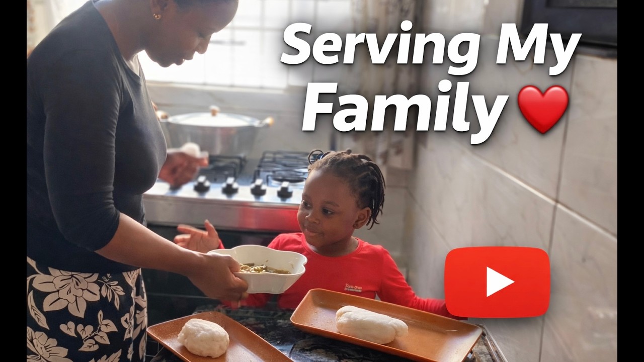 Serving Lunch for My Family 🍽️
