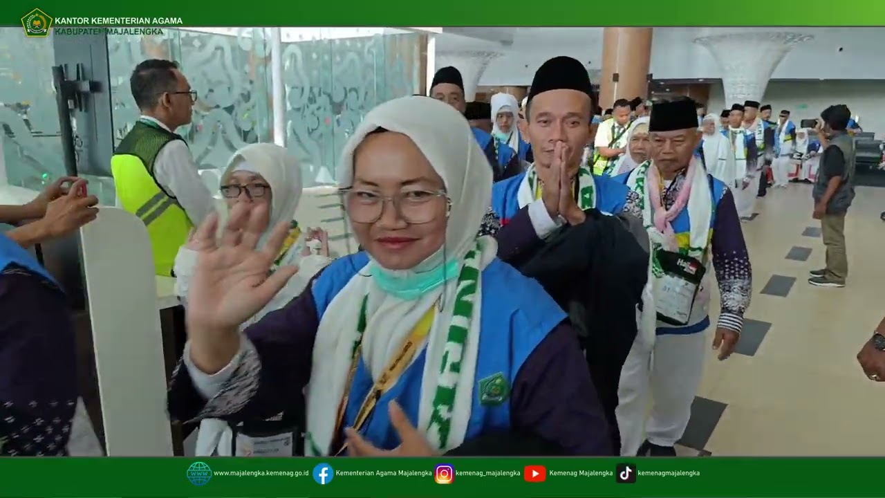 Takeoff Jamaah Haji Kloter 06 Kabupaten Majalengka di BIJB Kertajati Tahun 2025