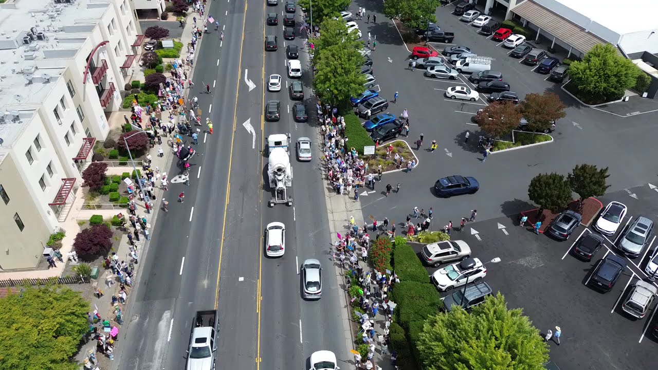 Drone video of Santa Rosa 