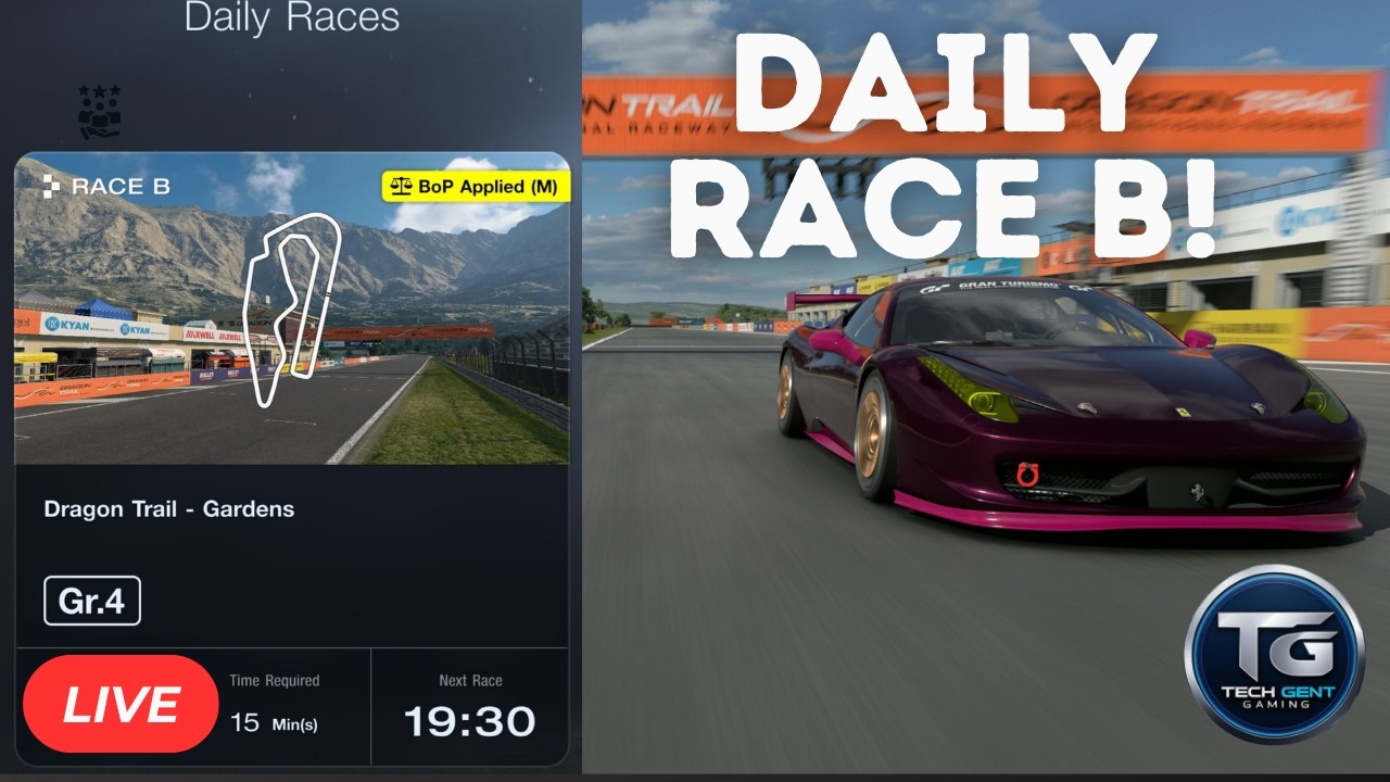 GT7: Daily Race B Dragon Trail + Upgraded Brake!
