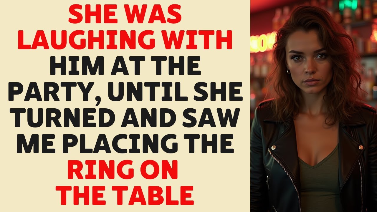 She laughed with him at the party—until she saw me quietly leave the ring on the table