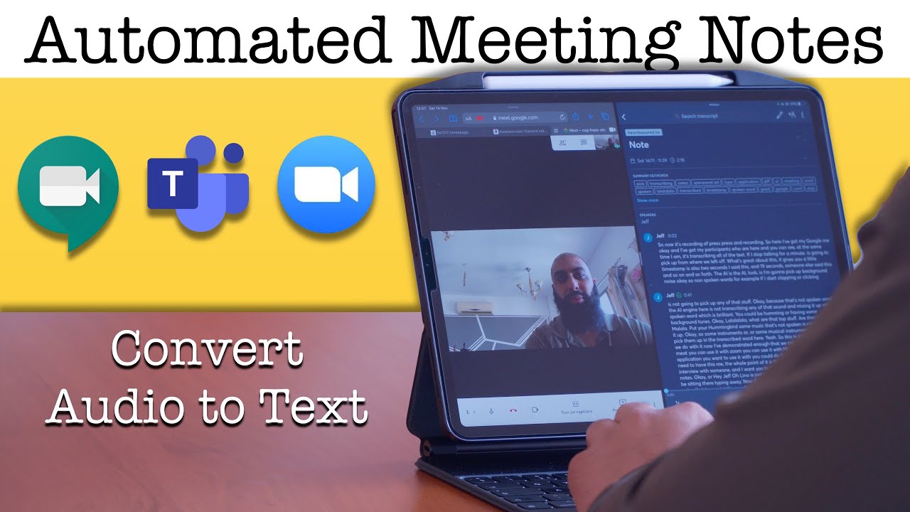 Автоматически создавайте заметки к встречам в Google Meet, Zoom и MS Teams