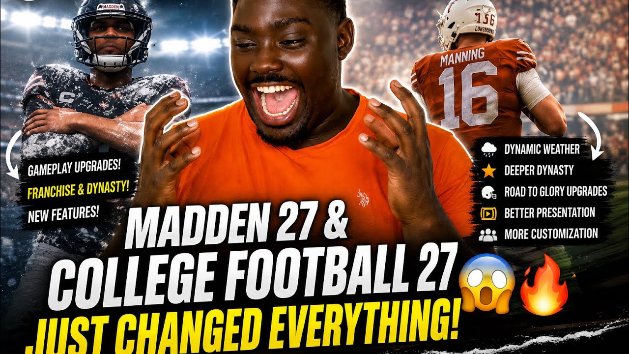 The Madden 27 & CFB 27 Deep Dive Was INSANE 🤯New Features, Gameplay & More 🔥