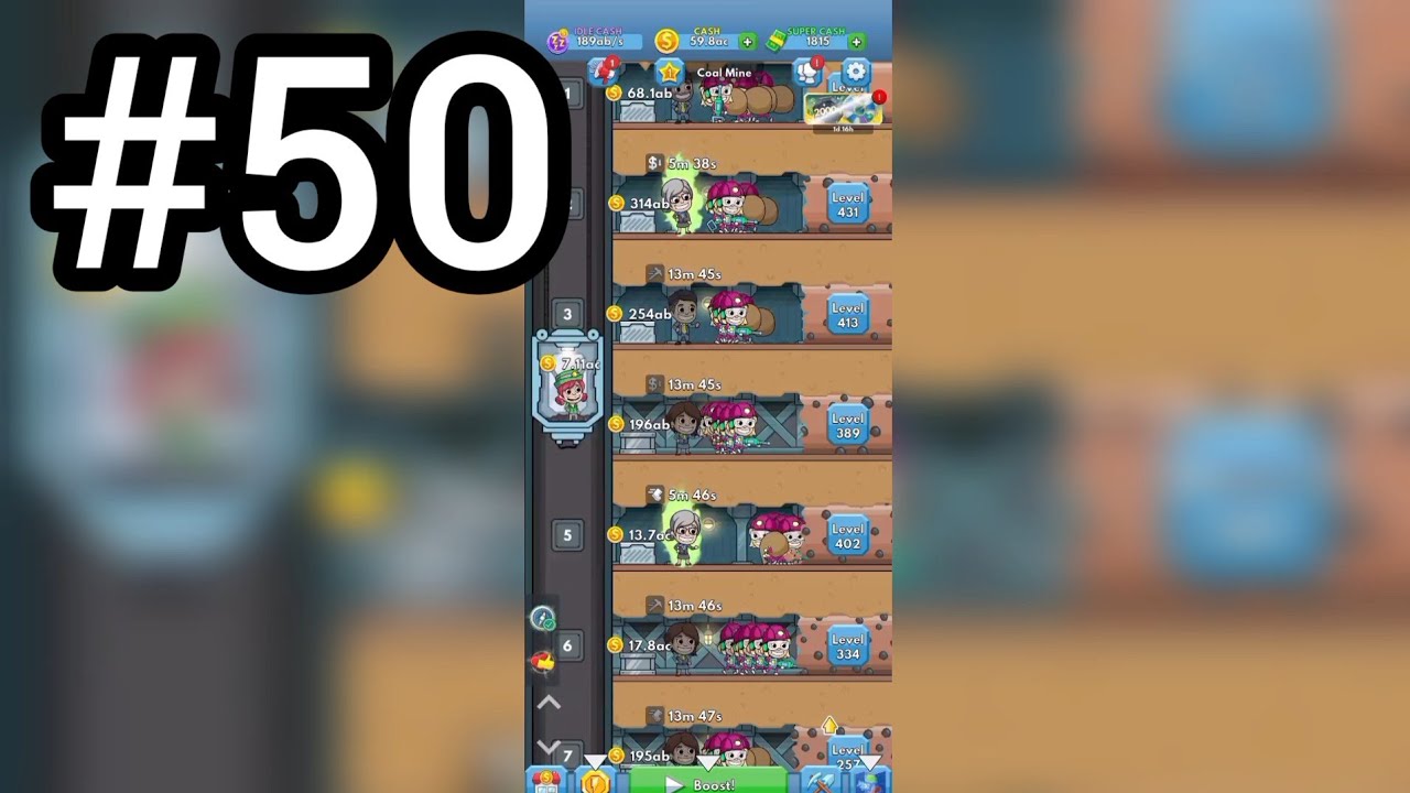 Idle Miner Tycoon Mine Game GamePlay (50) - Walkthrough