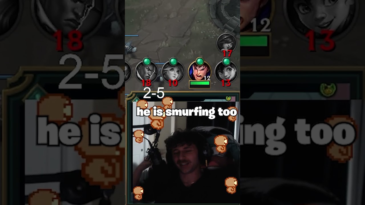 I made a smurf furious with AD akali  #akali #leagueoflegends #gaming