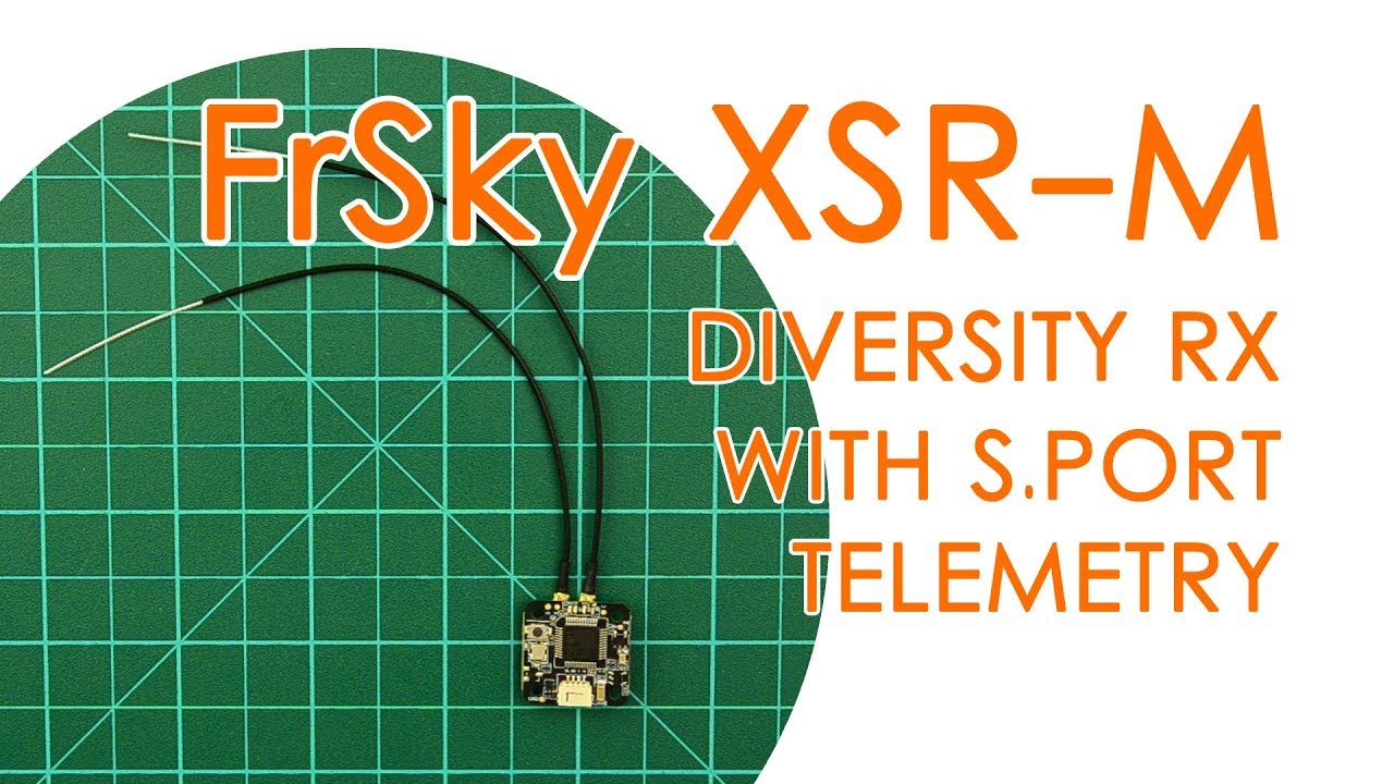 FrSky XSR-M Receiver - 20x20mm full range diversity Rx with s.port telemetry - BEST FOR LESS