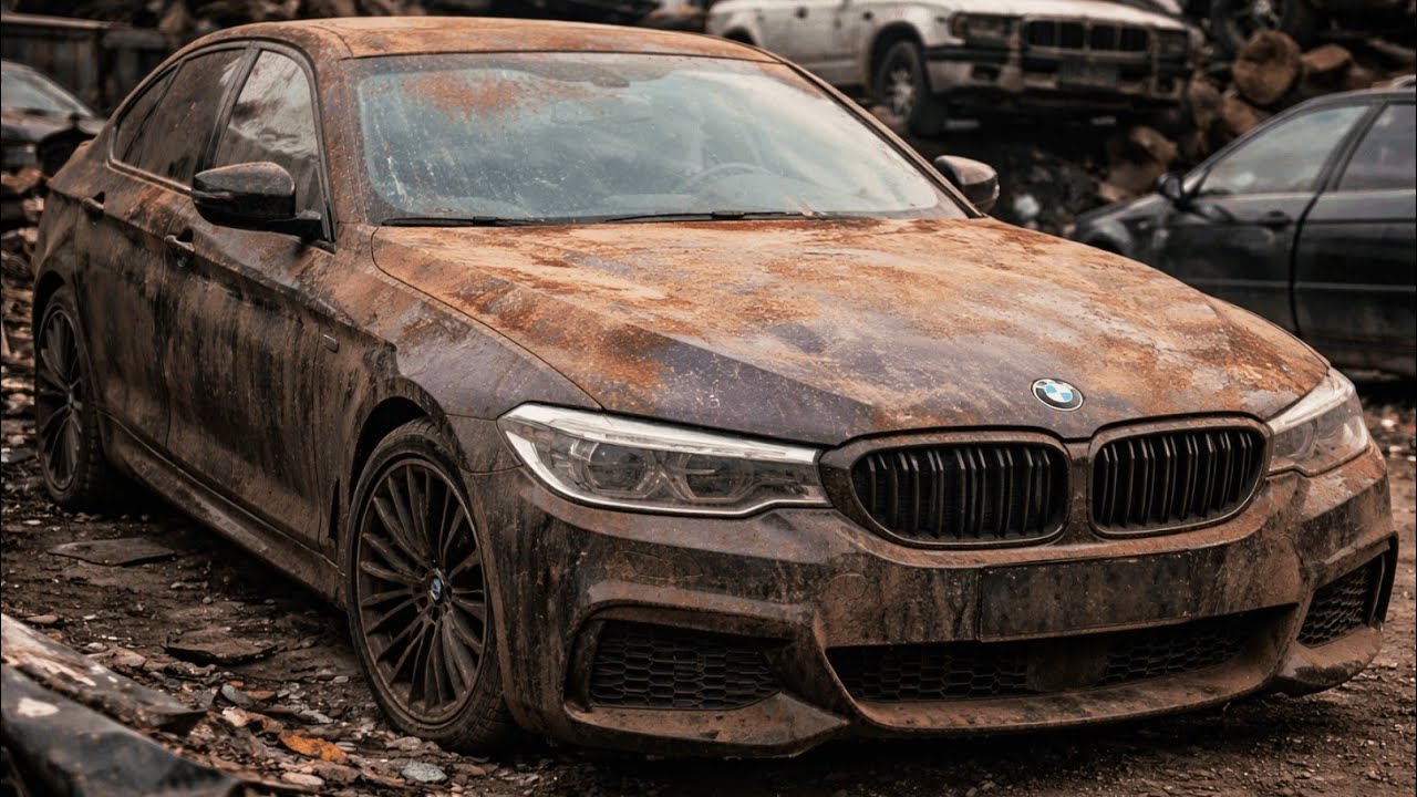 Flooded BMW 530Li Restoration | Full Water-Damaged Luxury Sedan Rebuild