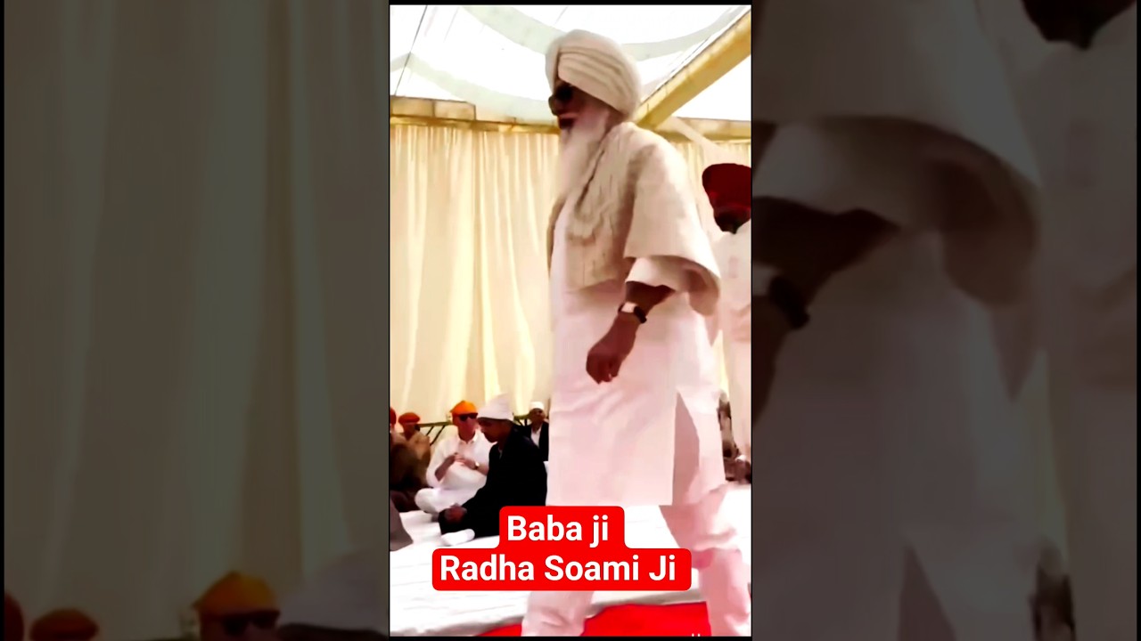 Baba ji giving darshan | Radha Swami Satsang | #shorts #babaji
