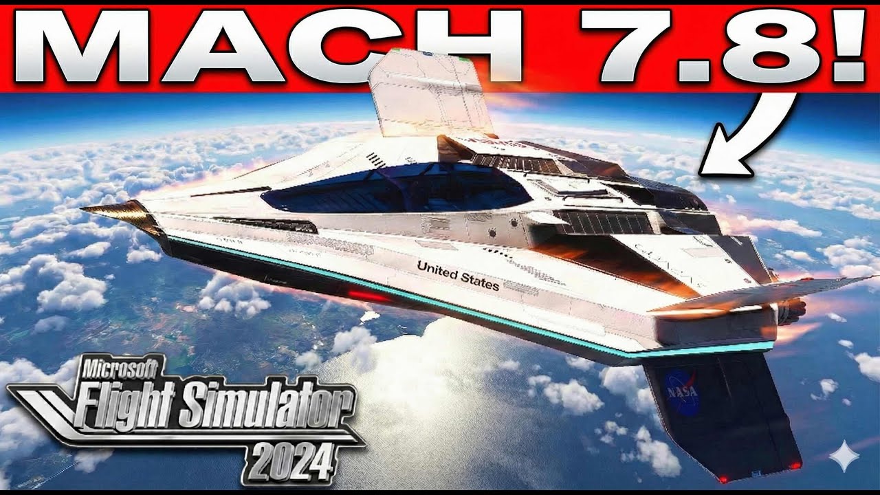 This NEW Aircraft Reaches SPACE in MSFS 2024! | Quasar Mach 7.8