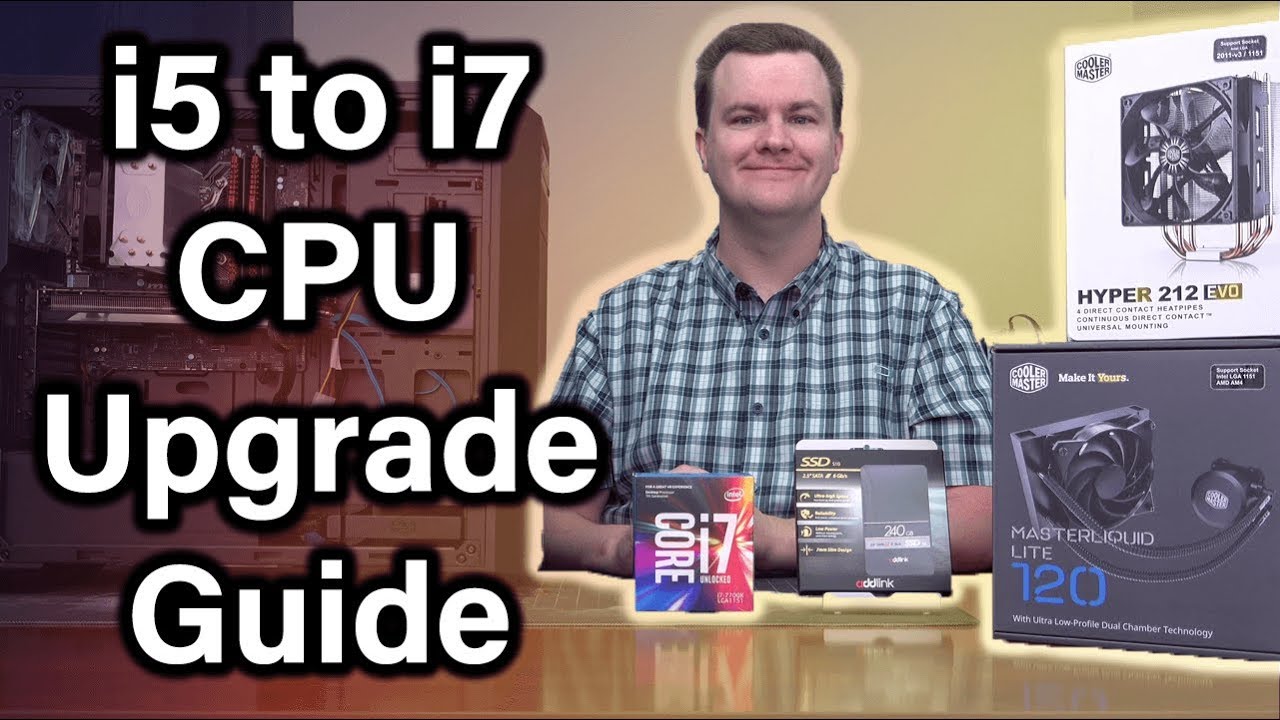 i5 to i7 CPU Upgrade - Father & Son Upgrade - 80% Faster for $200