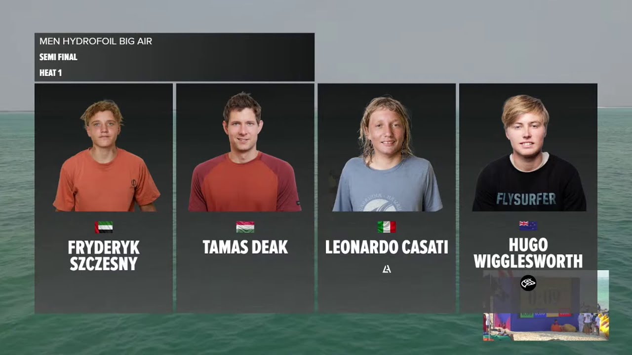 GKA Hydrofoil Big Air World Tour | Abu-Dhabi 2025 | Semi-Final Heat 1
