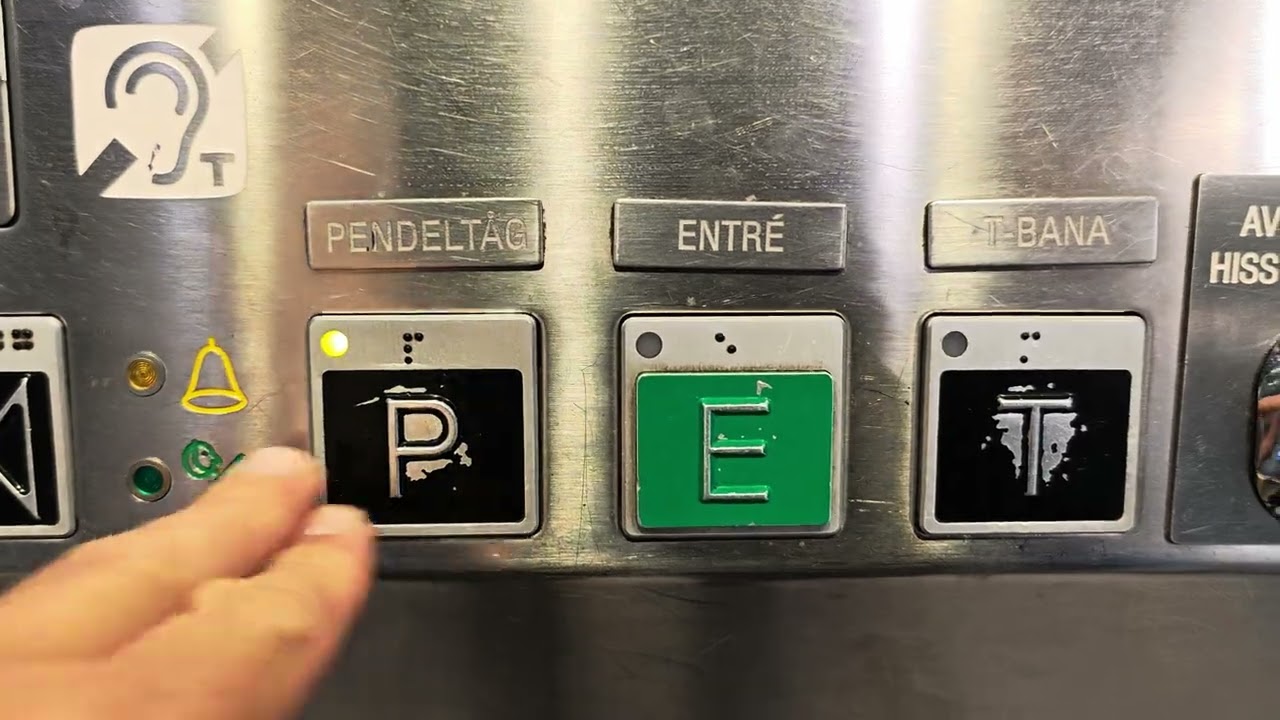 Sweden, Stockholm City Train Station, SMW elevator