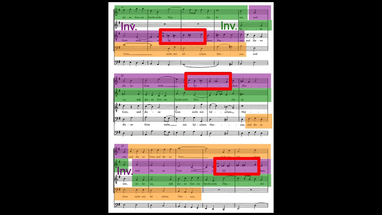 Crazy Chromatic, Insane Inversion Fugue in Bach's BWV 179 Cantata
