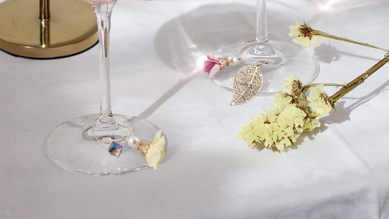 Sprinkle Elegance to Your Bachelorette Party with Wine Glass Charms
