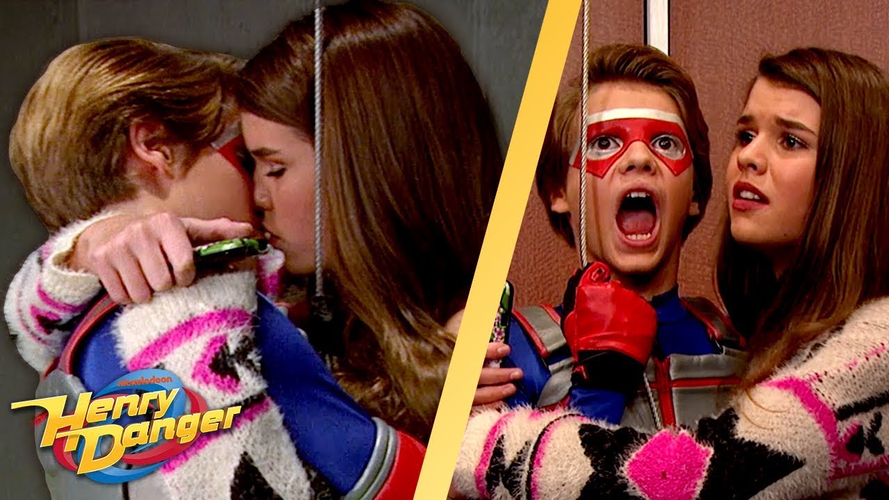 Kid Danger&rsquo;s Kisses Who In The Elevator?! 😘 | Henry Danger