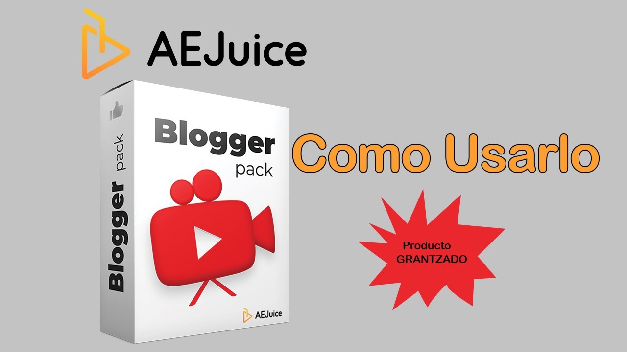AEJuce YouTube Bloger YouTube Pack  como usarlo en Adobe After Effect