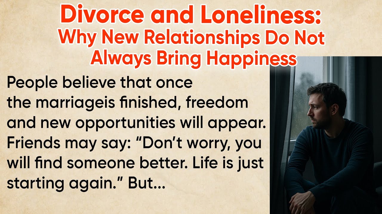 Divorce and Loneliness: New Relationships Don't Always Bring Happiness | Learn English Through Story