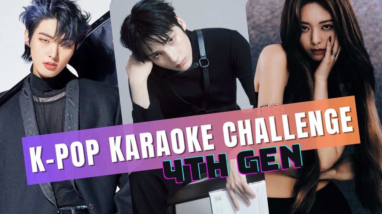 KPOP GAME KPOP RANDOM KARAOKE CHALLENGE pt.38 (4TH GEN VER.)