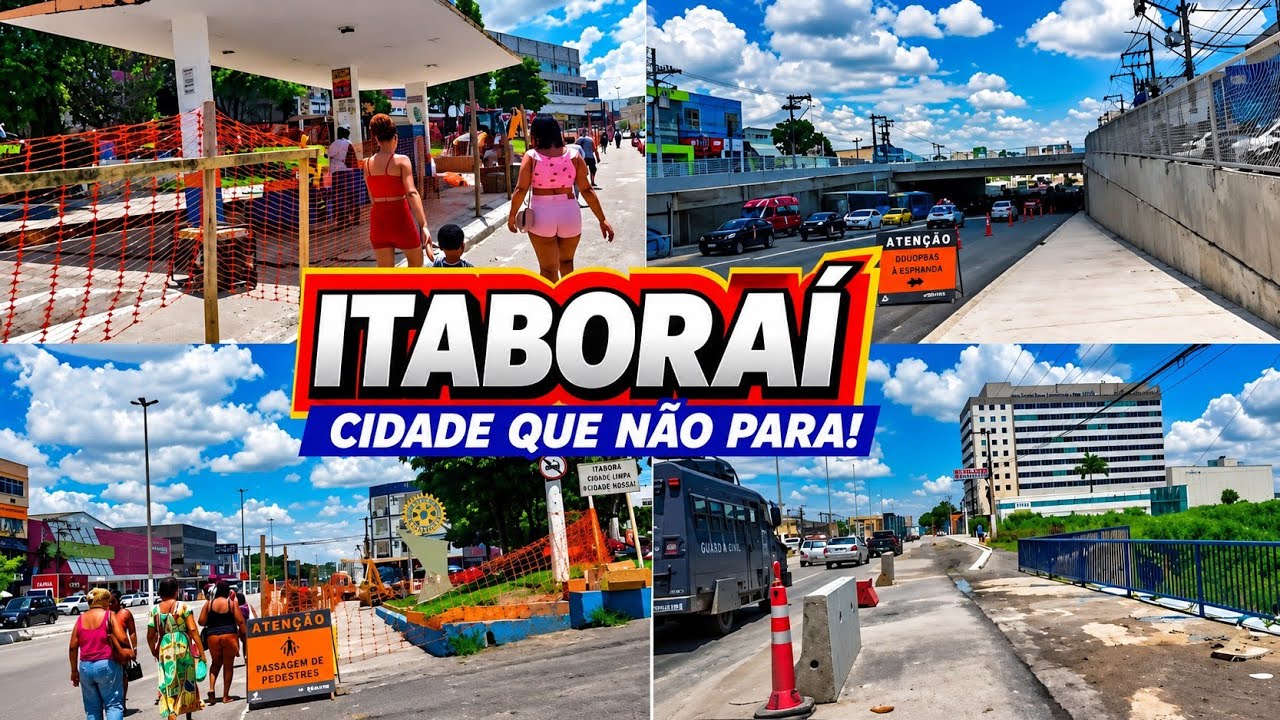 Andamento da obra no centro de Itaboraí RJ 