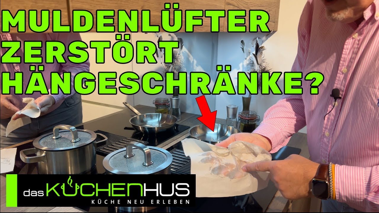 Muldenlüfter nur für die Insel?  Oder auch in die Nische? Wir entlarven die Ammenmärchen! /Tests