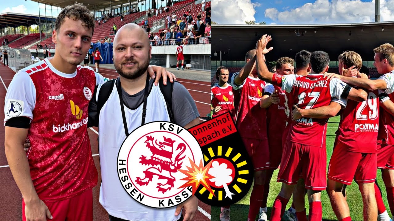 KSV Hessen Kassel vs SG Sonnenhof Großaspach Stadionvlog | KRIMI in der Nachspielzeit 😱