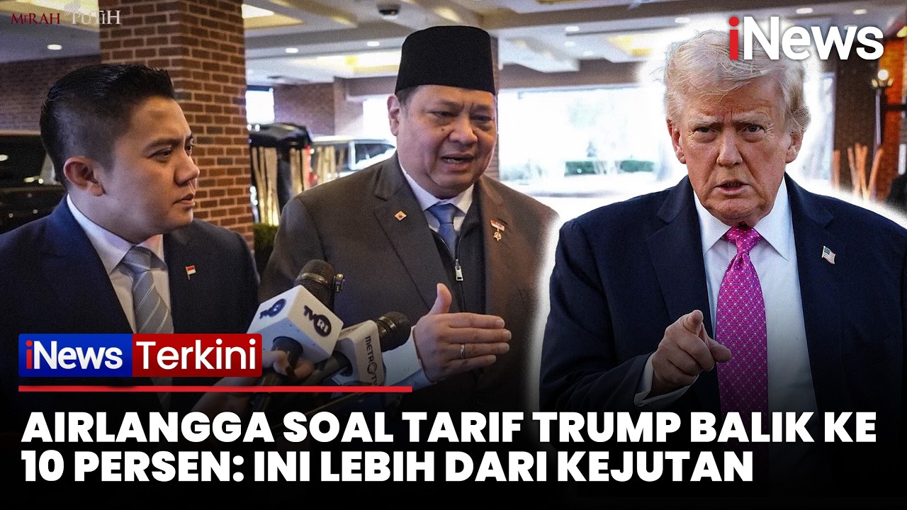 Tarif Trump Balik ke 10 Persen, Menko Airlangga: Ini Lebih dari Kejutan | iNews Terkini