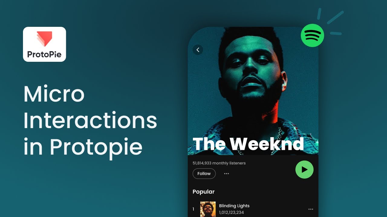 Recreating Micro-interactions Using Protopie - This Episode: Spotify!