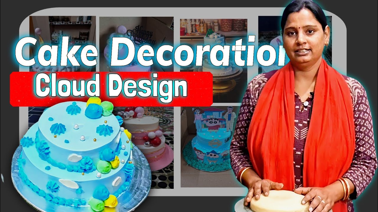 Dreamy Cloud Theme Cake Design | Sky & Clouds Birthday Cake | Trending Cake Decoration 2026