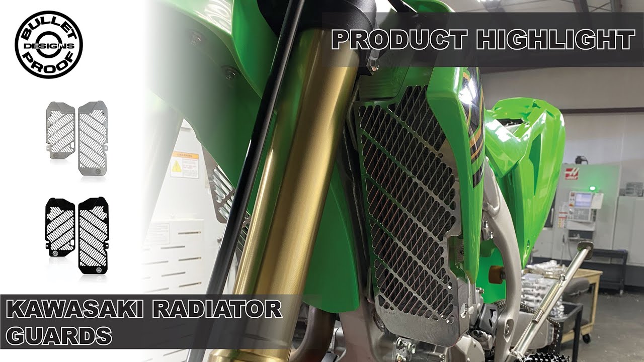 BULLET PROOF DESIGNS - KAWASAKI RADIATOR GUARDS: Product Highlight
