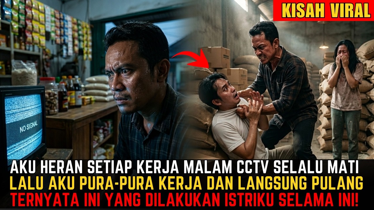 PANTES SETIAP AKU KERJA CCTV WARUNG SELALU MATI! TERNYATA ISTRIKU BEGINI DENGAN PRIA LAIN DI GUDANG!