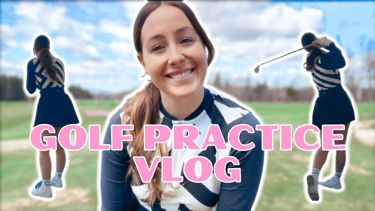 GOLF PRACTICE VLOG: FRUSTRATING FIRST TIME BACK OUTSIDE... | GOLFW.SMC