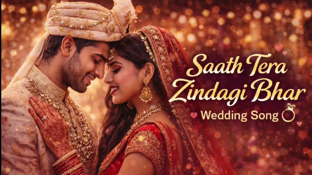 ❤️ Saath Tera Zindagi Bhar” – एक खूबसूरत Wedding Love Song | love song 💝