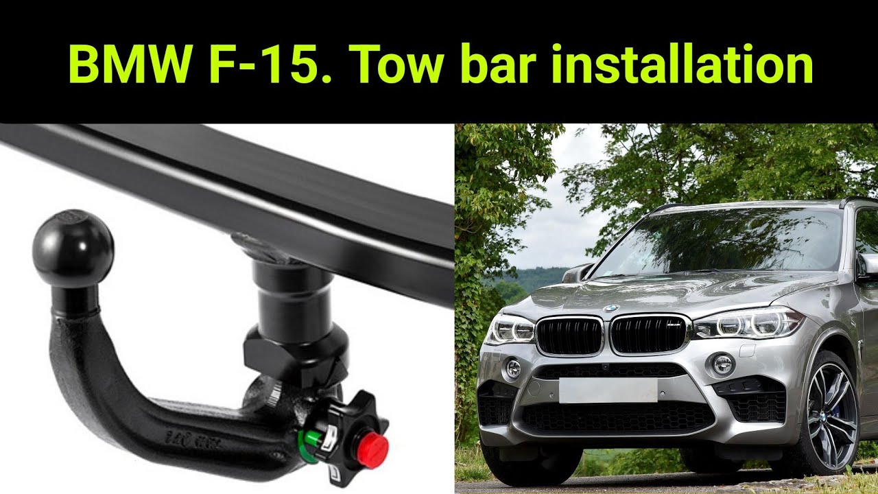 BMW F-15.  Tow bar installation.