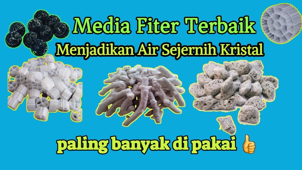 Media  Filter Aquarium Terbaik Membuat air Jernih