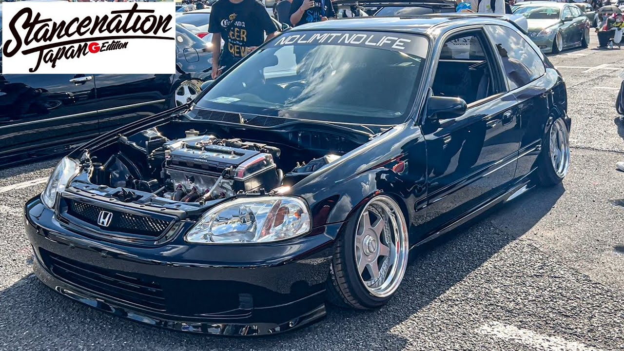 🌈カッコ良すぎるシビック‼️STANCE NATIOM JAPAN 2024 TOKYO‼️スタンスネーション　車両紹介②