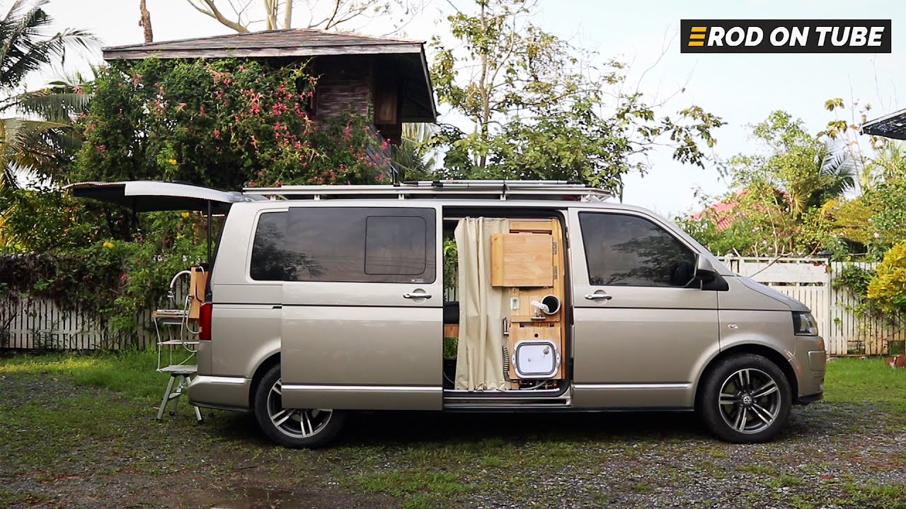 วัยรุ่นลาซาด้า Volkswagen T5 Camper Van ฟังก์ชั่นครบๆ ทำจบในงบ 5 หมื่นบาท - Rod On Tube