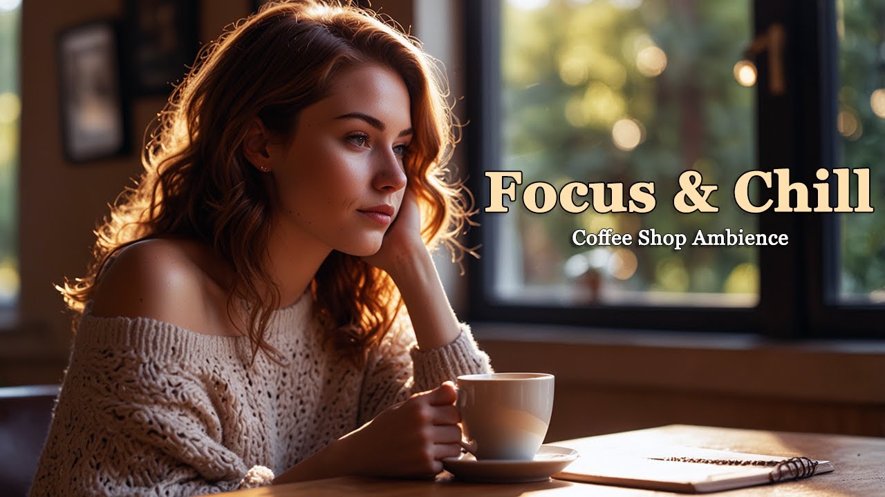 Coffee Shop Ambience with Smooth Jazz for Work & Relaxation | Lam Music