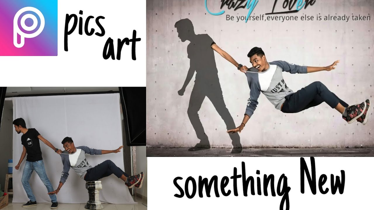 Creative  concept  Shadow picsart editing  tutorial 2020 | wall shadow editing 2020 | crazy edits ||