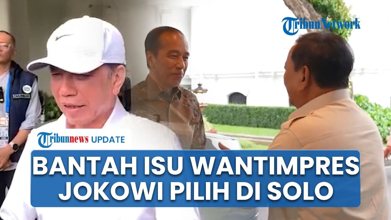 🔴LIVE: Jokowi Pilih Menetap di Solo, Bantah Isu Tawaran Gabung Wantimpres oleh Presiden Prabowo
