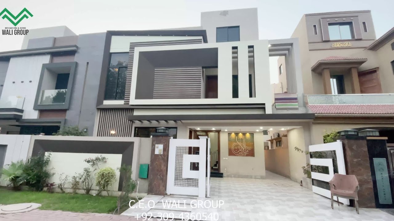 10 marla brand new modern house for sale in bahria town lahore