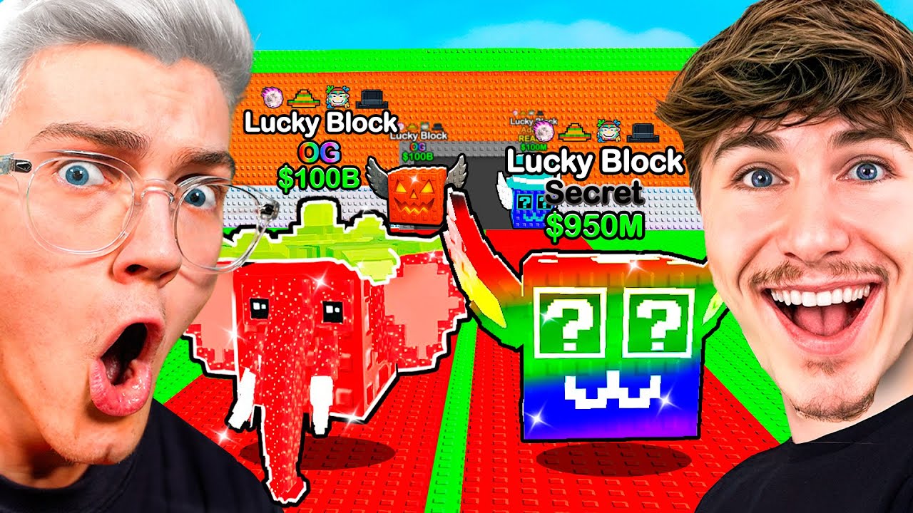 BATTLE DE LUCKY BLOCK EXTR&Ecirc;ME SUR VOL UN BRAINROT !! (Incroyable)