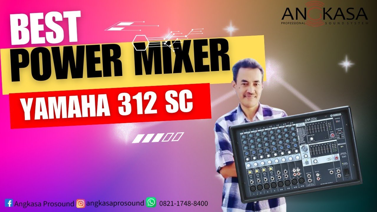 Power Mixer YAMAHA 312sc